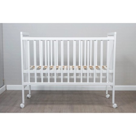 Children's molli bed, on wheels, white-2
