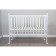 Children's molli bed, on wheels, white