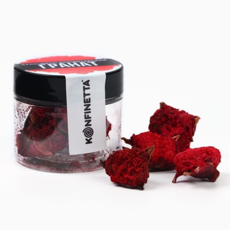 Dry flowers "grenade" for cupcakes, cakes, drinks, 6 g.-3