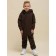 Children's sweatshirt, height 146 cm, chocolate color