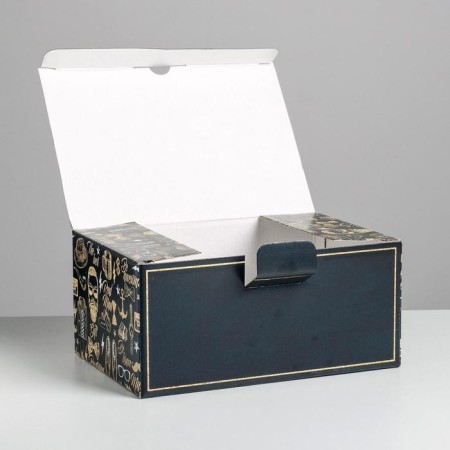 Box Gift team, packaging, "gentleman", 22 x 15 x 10 cm-3
