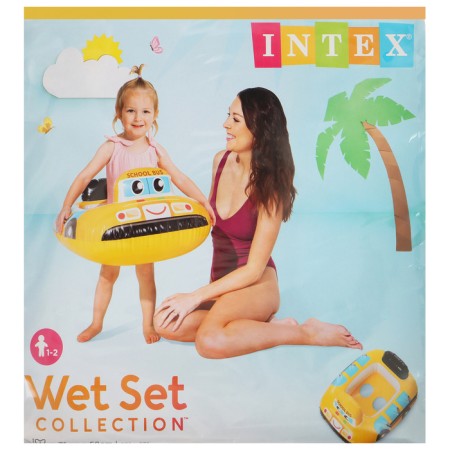 Circle for swimming with the seat "Transport", from 1-2 years, mix, 59586np intex-6
