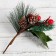 Decor "Winter Charm" of cones and berries, 17 cm
