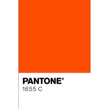 Acrylic matte paint in the tube 75ml Calligrata, km030 orange-yellow, Panton 1655s-2
