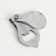 Kusachki-cannips are manicure, with a file, with an opener, 6 cm, packing 12 pcs, silver color