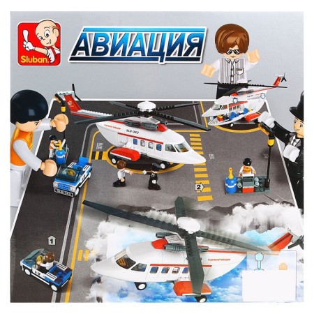 Designer "Helicopter", 259 parts-1