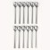 Tablespoons plastic, in a set 12 pieces, color silver