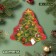 Serving share "Christmas tree", 18 × 17.5 cm, glass