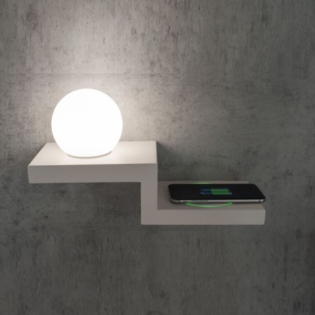 Wall lamp Mantra Zanzibar, LED, 470LM, 3000K, 322x120x85 mm, Matte White color-4