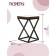 66-208-ts stand for flowers small 66-208 TS with wood 30x30x48 cm