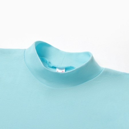 Turtleneck for girls, turquoise color, height 104 cm-1