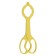 Forceps for sterilization of bottles, length 22 cm