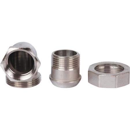 Detacible compound Stout SFT-0059-000001, Corner, American, 1 ", Nickelized Brass-3