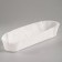 Baking shape is white, oval shape, 3.4 x 13.6 x 2.7 cm, set of 1000 pcs.