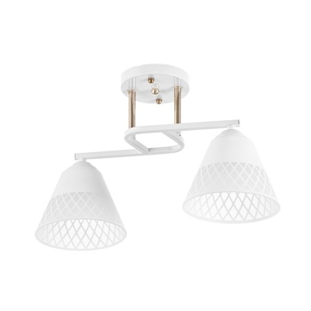 Ronan chandelier 2he27 40W white 40x28 cm