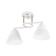 Ronan chandelier 2he27 40W white 40x28 cm