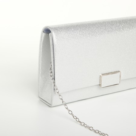 Female bag on a magnet, silver color-3