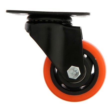 Furniture wheel CAPPIO, D = 75 mm, rotary, PVC coating-1