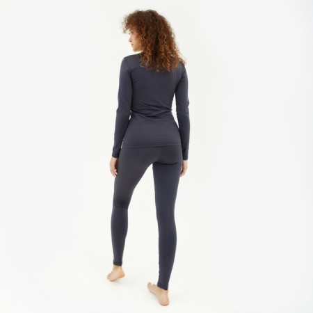 Women's thermal underwear (longshit, leggings) minku color graphite, size 42-3