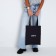 Shoper bag without fastening, black color