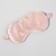 Silk sleep mask, 20 × 10.5 cm, elastic band is single, pink color