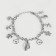 Bracelet on the leg "Sea signs" Color silver, l = 22 cm