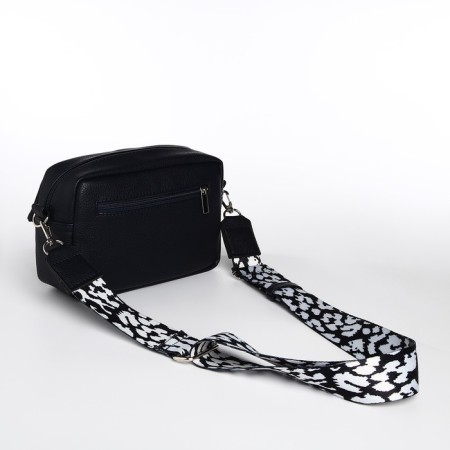 Women's bag over the shoulder Textura, small size, blue color-2