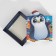 Folding box "Penguin", 15 x 15 x 8 cm, new year