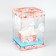 Box for flowers with a vase and PVC windows folding "Spring flowers", 16 x 23 x 16 cm