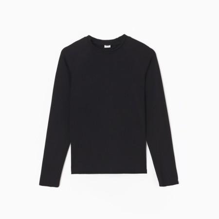 Jumper (Longsliv) Women's Minaku: Minaku: Basic Line Collection, Black Black Rr. 52-5