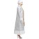 New Year! Snegurochka carnival costume, brocade fur coat is long, silver color, p. 52