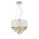 Suspension lamp ST LUCE. SL1350.503.04. Lacchia. 4x40 watts, E14, 40x40 cm, chromium color