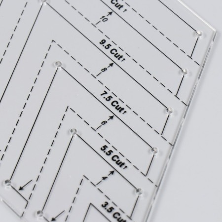 Patchwork ruler plastic 60 ° "rhombus"-2
