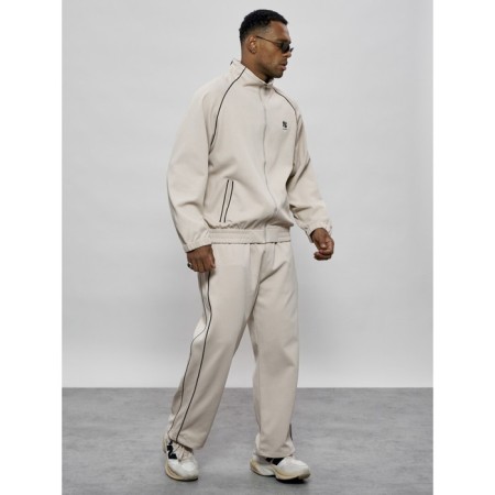 Sports suit men's, size 50, beige color-2