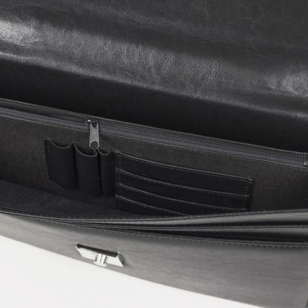 Male bag, "Alex", black color-3