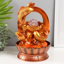 Table fountain with backlight 