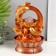 Table fountain with backlight "Golden carps" 20x20x27 cm