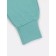 Children's pants on a wide Rant FIRST gum, height 74 cm, color green ocean