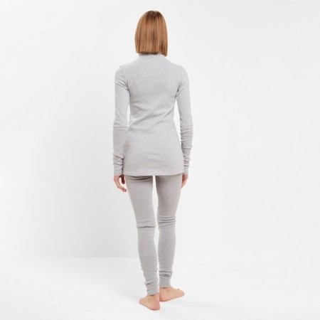 Women's thermal underwear (longshit, leggings) minku color gray melange, size 44-7