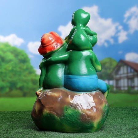 Garden Figure "Family Frog" 40x31x59cm Big-5
