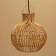 Ceiling Lamp from rattan "Ahmad" 1x120W, E27, 30x30x30 cm