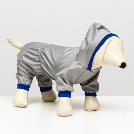 Combines for animals, without lining, 3XL (DS 36-38, Osh 36-37, OG 48-52 cm), gray