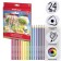 Pencils 24 colors, Erichkrause, Artberry premium, plastic, trihedral, 3.0 mm barrels, cardboard packaging, euro handle