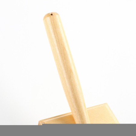 Brush - a three -row wooden packer, base 76 x 56 mm-3