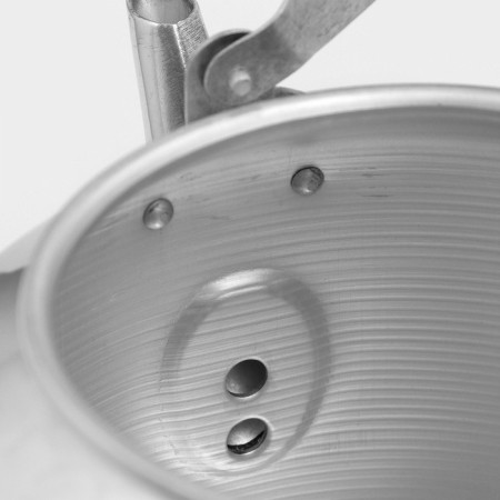 Aluminum ketter polished, 4 l-2