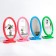 Desktop mirror - suspended “oval”, mirror surface 8.5 × 12.5 cm, packaging 20 pcs, color mix