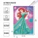 Diamond mosaic, 16x10.5 cm, princesses