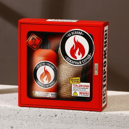 Set "for every fireless case", shower gel, 300 ml and washcloth with handles-9