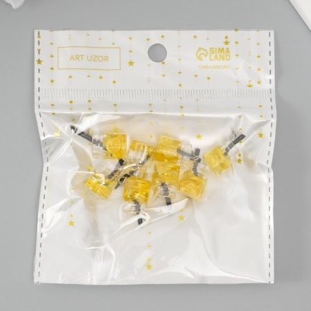 Acrylic Suspension "Cocktail. Lemon" 1.8x1.1x1.1 cm-4