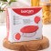 Borcam, 840 ml baking sheer -resistant shape, with a red plastic lid